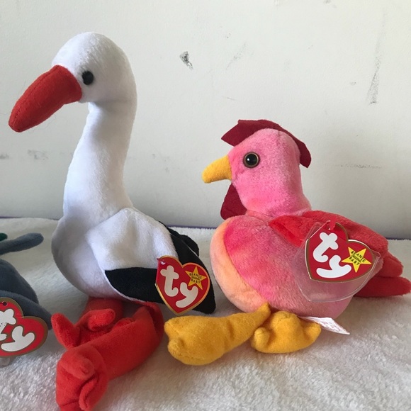 Rare 1993-98 Ty Beanie Bird Bundle - Picture 4 of 8